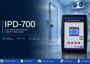 هوشمندسازی سردخانه ثابت با IoT و AI | مانیتورینگ با دیتالاگر IPD700